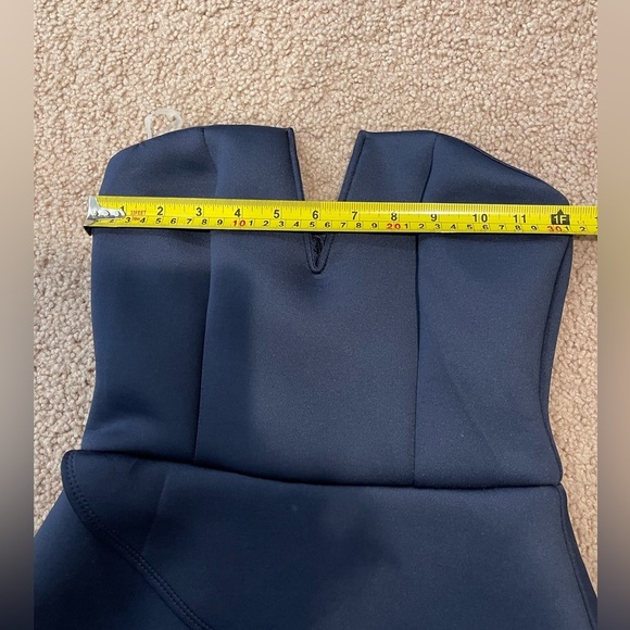 CHARLOTTE RUSSE Junior Navy Blue Tube Playsuit Jumpshort - Picture 5 of 10